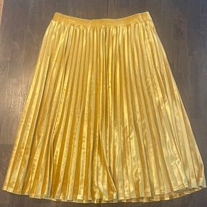 Gold Velvet skirt